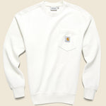 Pocket Sweatshirt - Wax - Carhartt WIP - STAG Provisions - Tops - Fleece / Sweatshirt