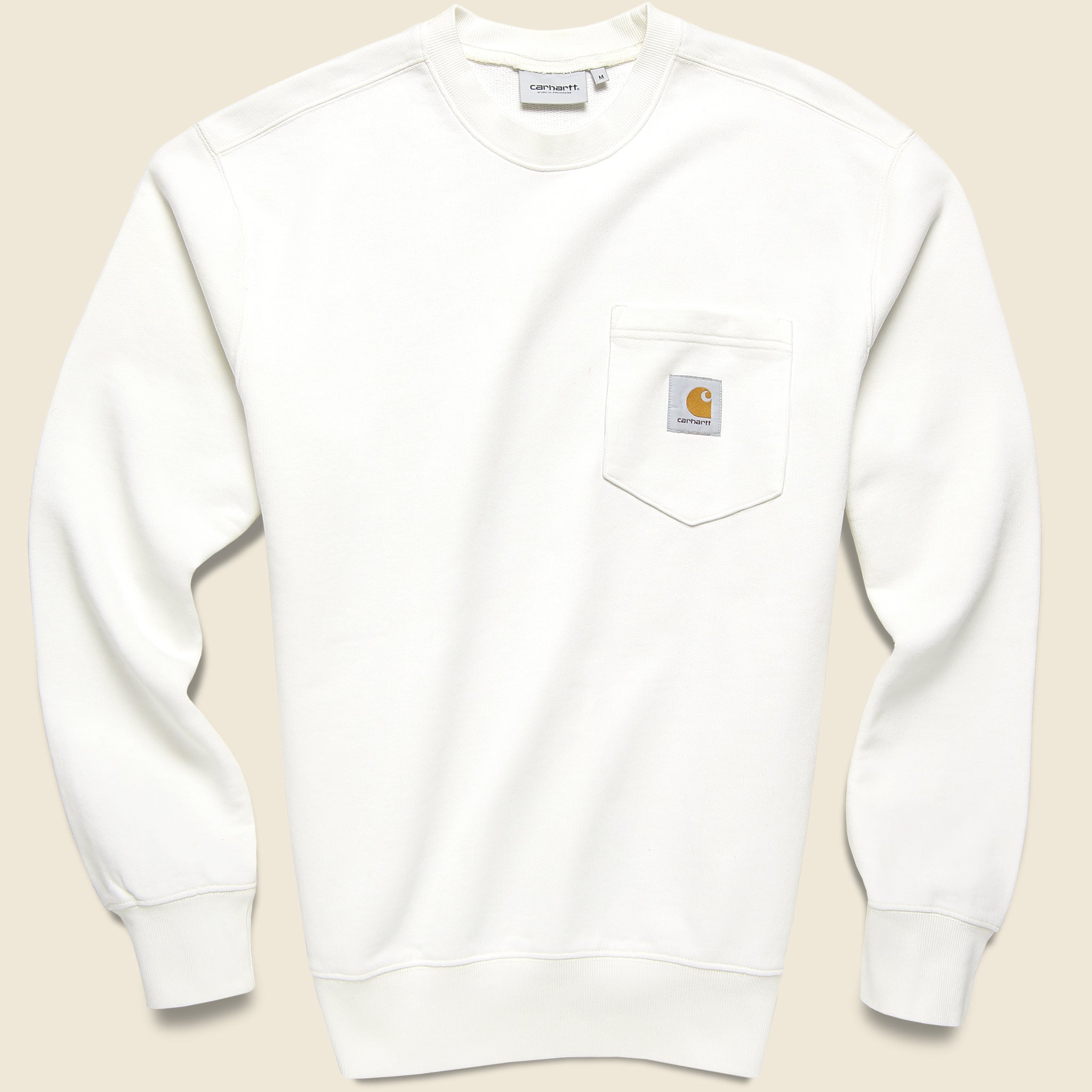 Pocket Sweatshirt - Wax - Carhartt WIP - STAG Provisions - Tops - Fleece / Sweatshirt