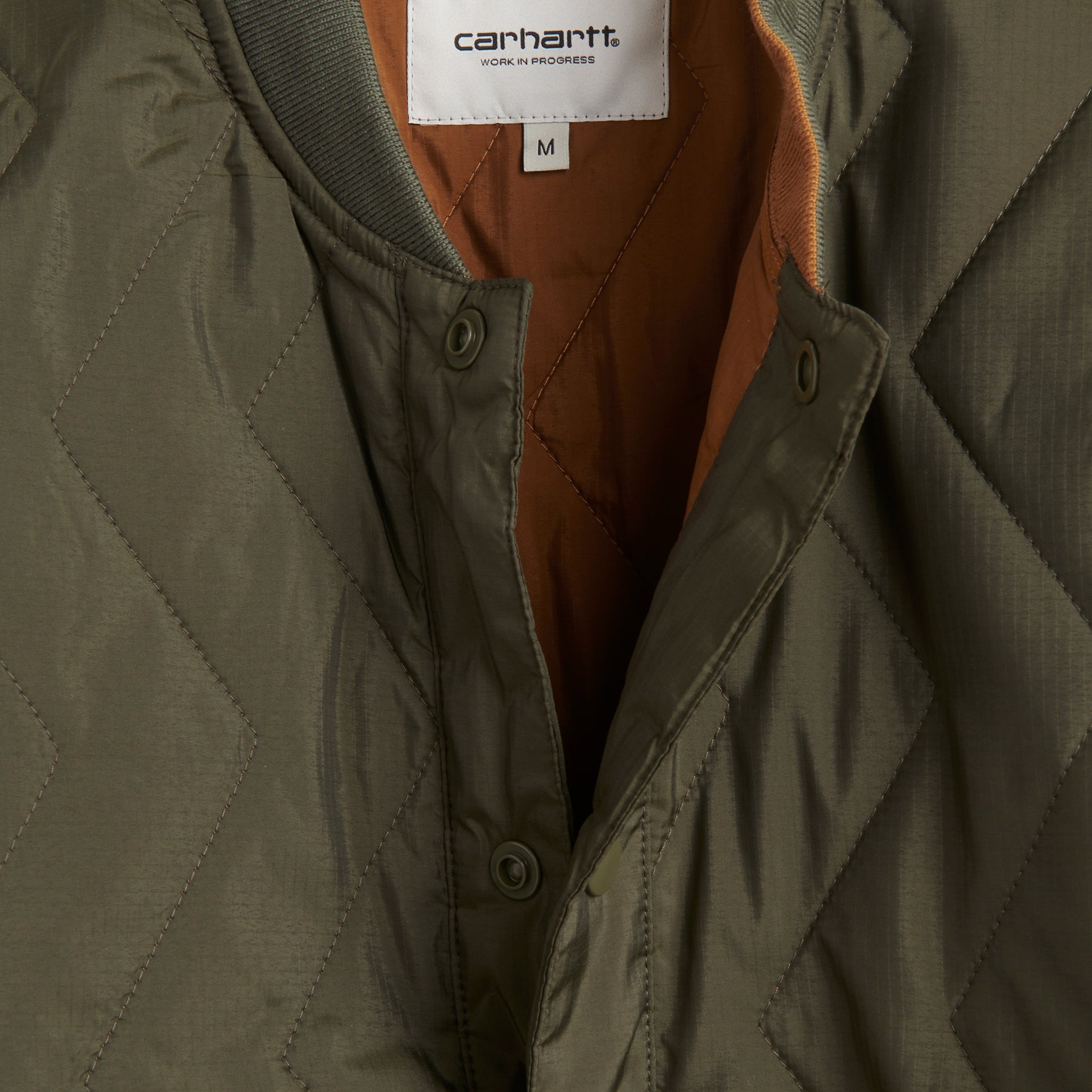 
                          Barrow Liner - Cypress/Hamilton Brown - Carhartt WIP - STAG Provisions - W - Outerwear - Coat/Jacket
                        