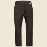 Sid Pant - Dark Umber - Carhartt WIP - STAG Provisions - Pants - Twill