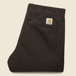Sid Pant - Dark Umber - Carhartt WIP - STAG Provisions - Pants - Twill