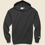 Hooded Chase Sweatshirt - Black/Gold - Carhartt WIP - STAG Provisions - Tops - Fleece / Sweatshirt