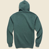 Hooded Chase Sweatshirt - Juniper/Gold - Carhartt WIP - STAG Provisions - Tops - Fleece / Sweatshirt