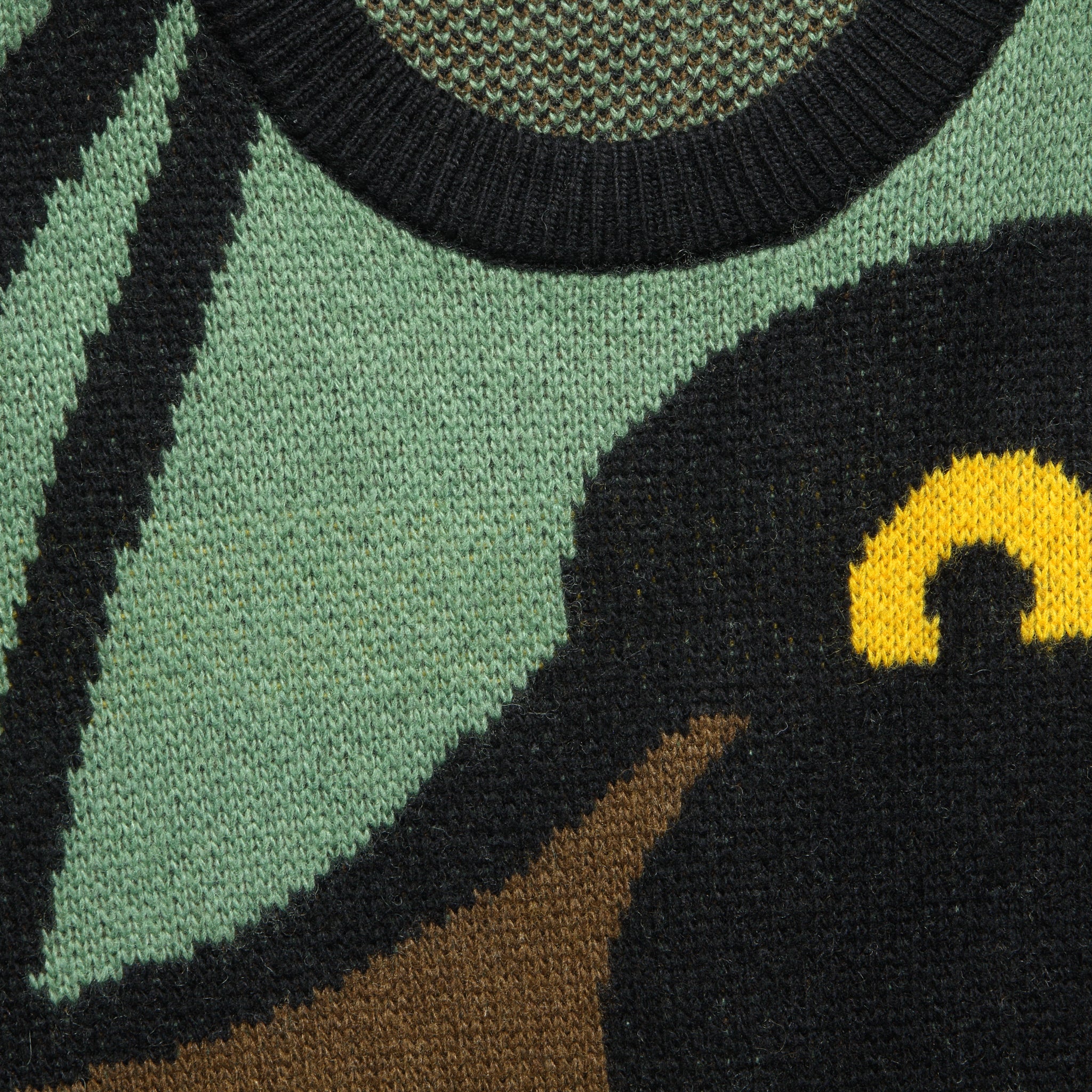 
                          Pond Sweater - Green Pond Jacquard - Carhartt WIP - STAG Provisions - Tops - Sweater
                        