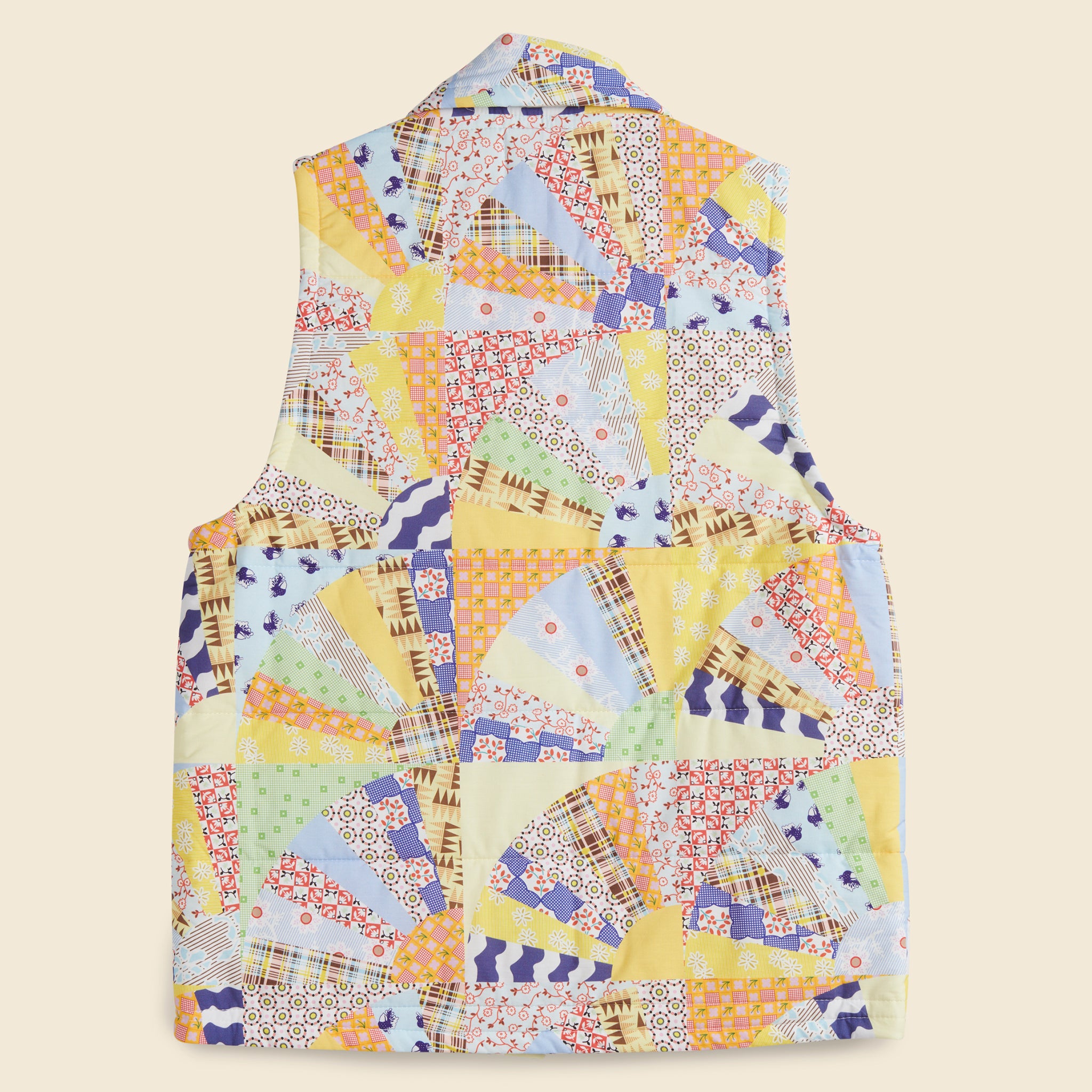 
                          Hudson Quilt Vest - Quilted Fan Print - Carleen - STAG Provisions - W - Outerwear - Vest
                        