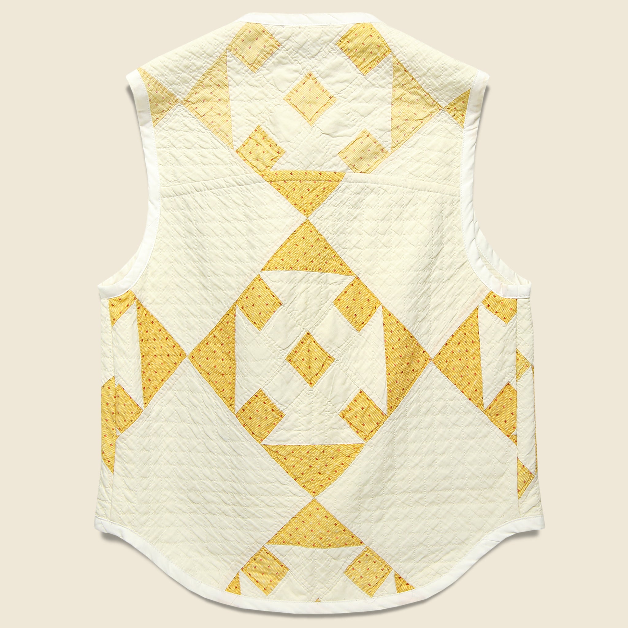 
                          Quilt Vest - Natural/Yellow - Carleen - STAG Provisions - W - Outerwear - Vest
                        