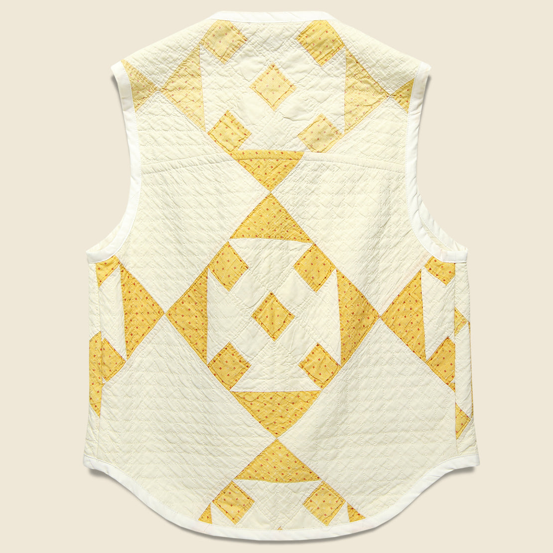 Quilt Vest - Natural/Yellow - Carleen - STAG Provisions - W - Outerwear - Vest