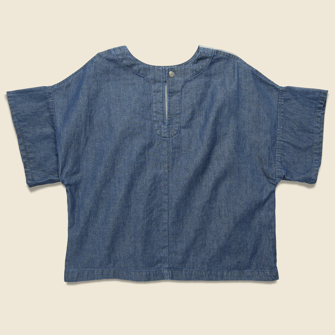 Web Denim Shirt - Blue Two-Tone - Carleen - STAG Provisions - W - Tops - S/S Woven