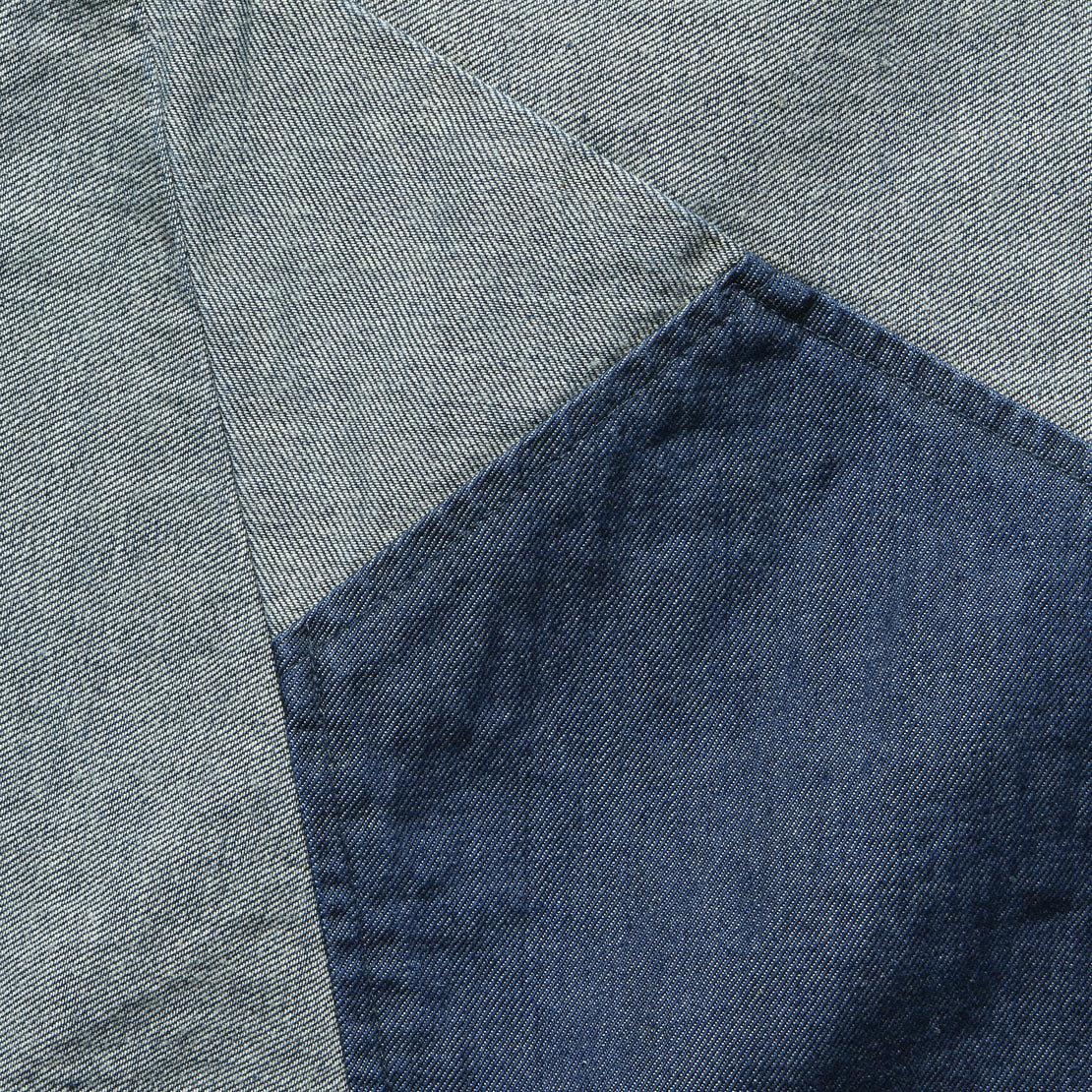 Web Denim Shirt - Blue Two-Tone - Carleen - STAG Provisions - W - Tops - S/S Woven