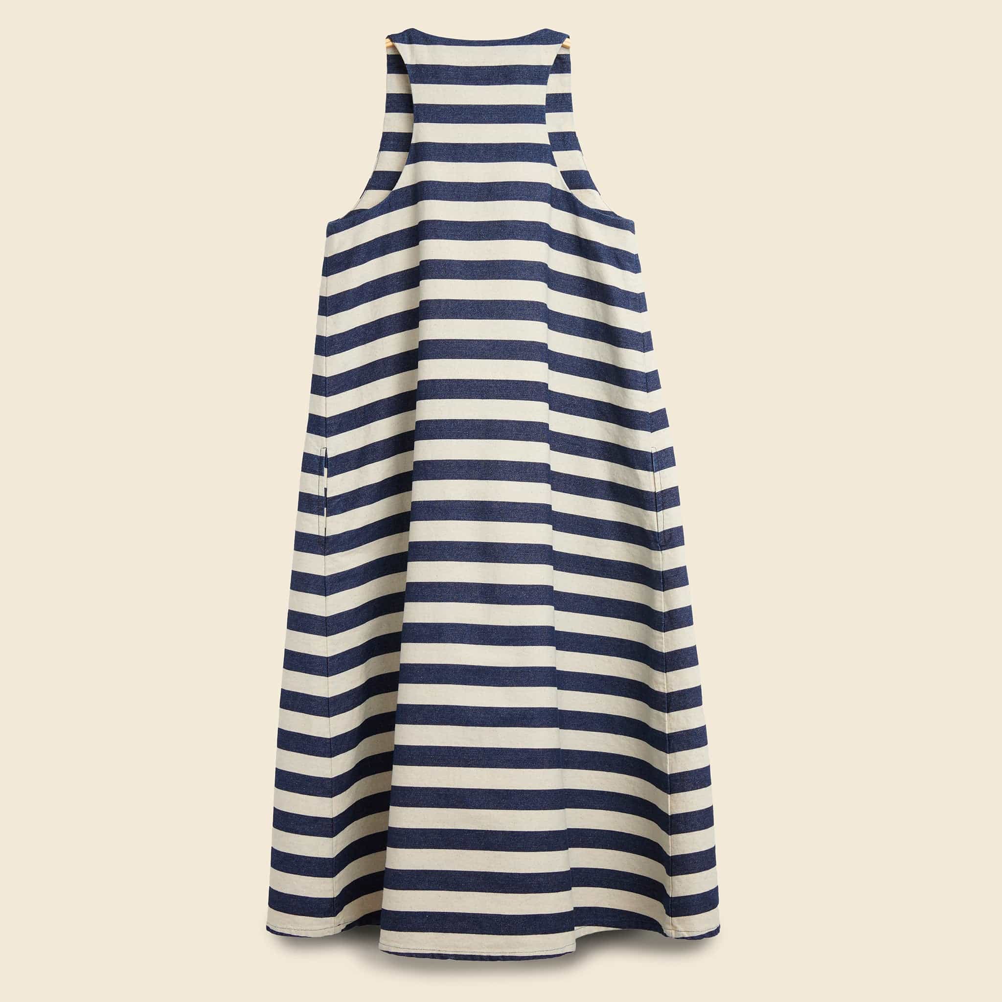 
                          Stripes Denim Dress - Wide Stripes - Carleen - STAG Provisions - W - Onepiece - Dress
                        