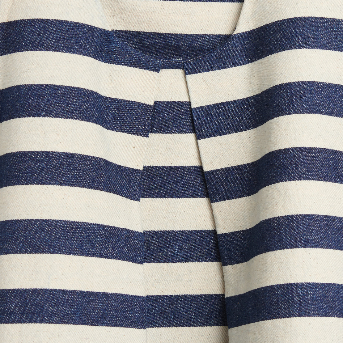 Stripes Denim Dress - Wide Stripes