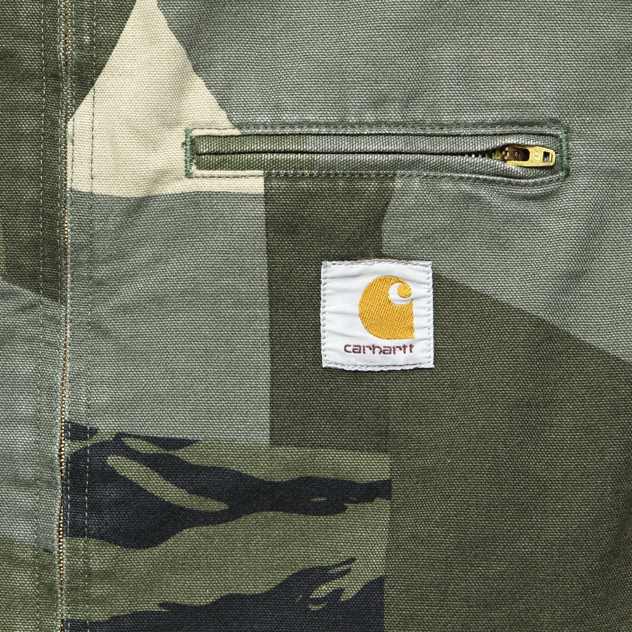 Detroit Jacket - Camo/Black - Carhartt WIP - STAG Provisions - Outerwear - Coat / Jacket