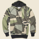 Hooded Chase Sweatshirt - Camo/Gold - Carhartt WIP - STAG Provisions - Tops - Fleece / Sweatshirt