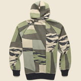 Hooded Chase Sweatshirt - Camo/Gold - Carhartt WIP - STAG Provisions - Tops - Fleece / Sweatshirt