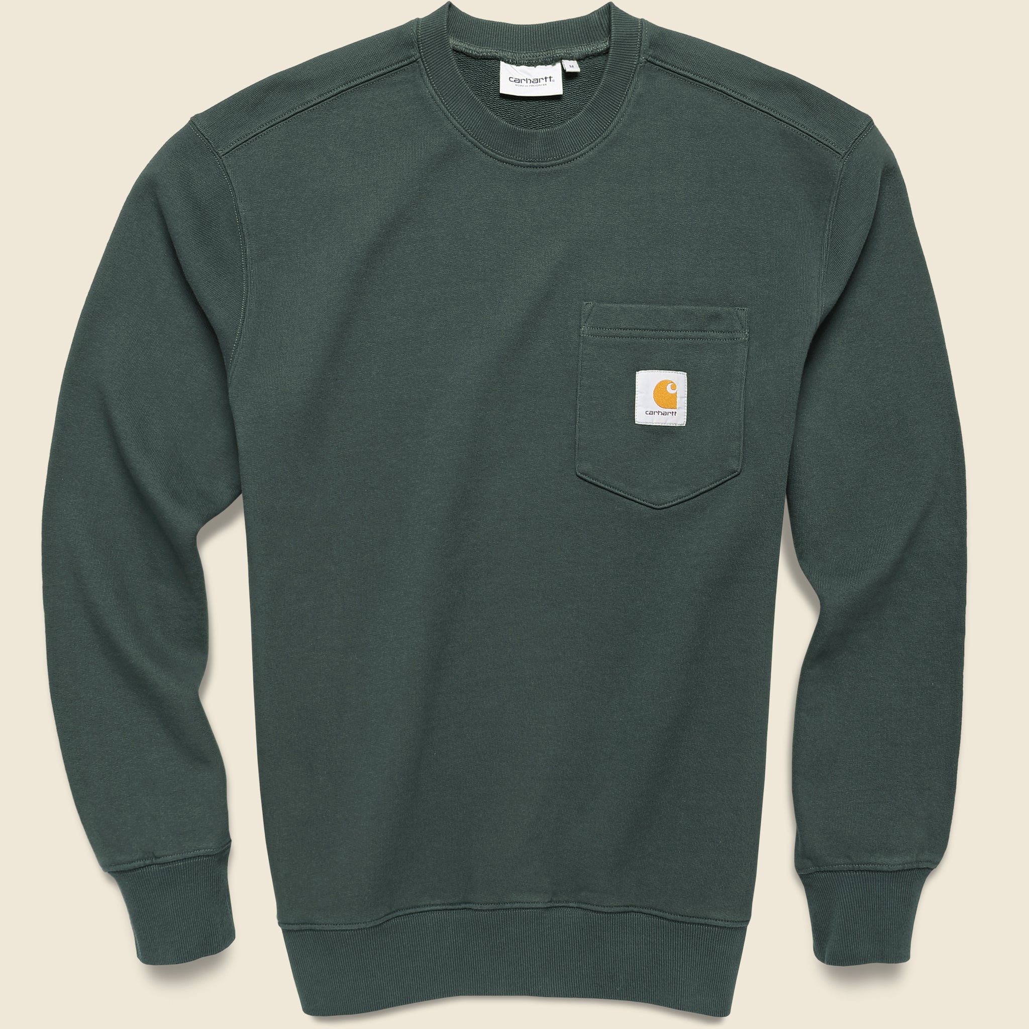 Pocket Sweatshirt - Hemlock Green - Carhartt WIP - STAG Provisions - Tops - Fleece / Sweatshirt