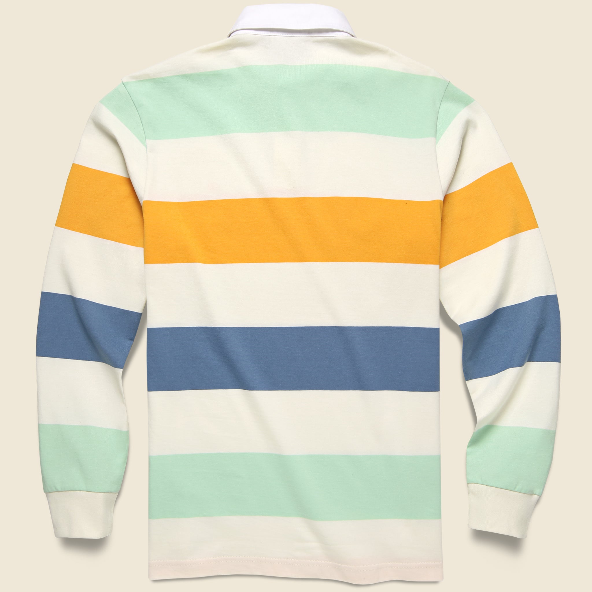 
                          Henwick Stripe Rugby Shirt - Wax - Carhartt WIP - STAG Provisions - Tops - L/S Knit
                        