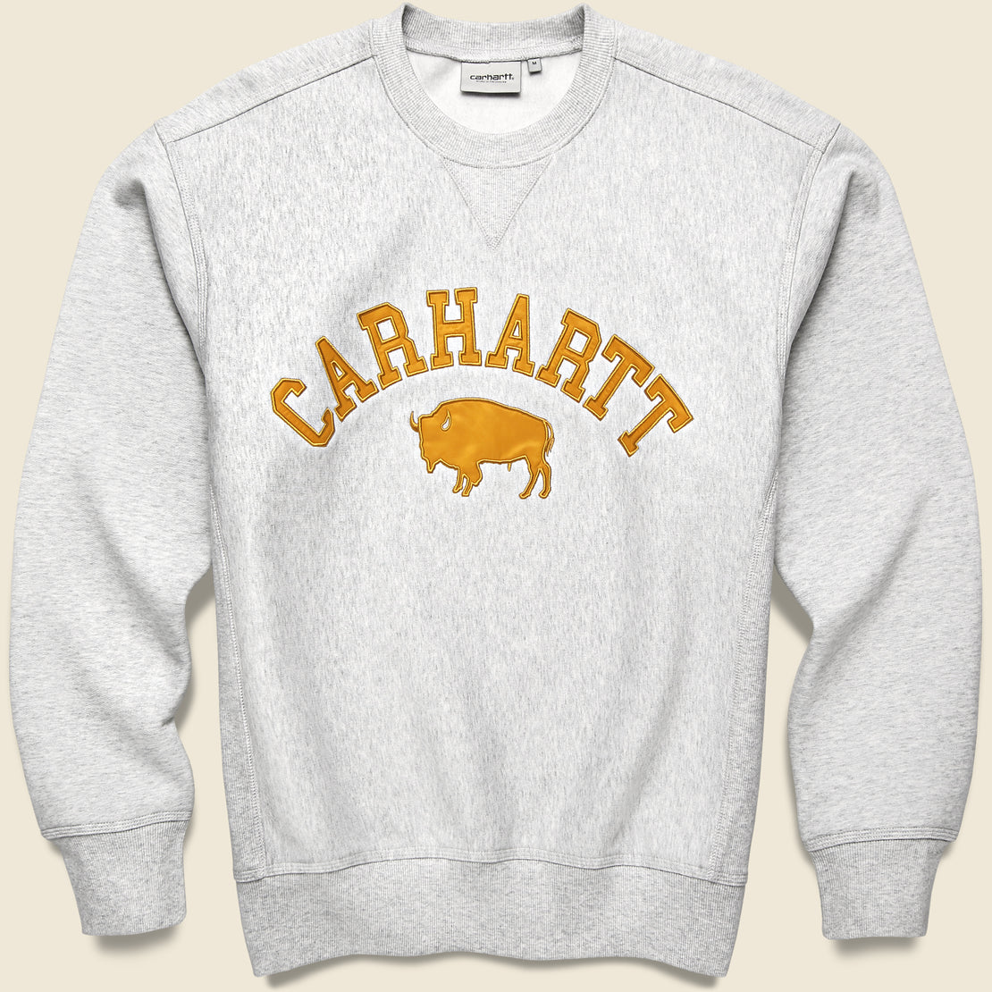 Carhartt WIP Locker Sweatshirt - Ash Heather/Brown