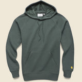 Hooded Chase Sweatshirt - Jura/Gold - Carhartt WIP - STAG Provisions - Tops - Fleece / Sweatshirt