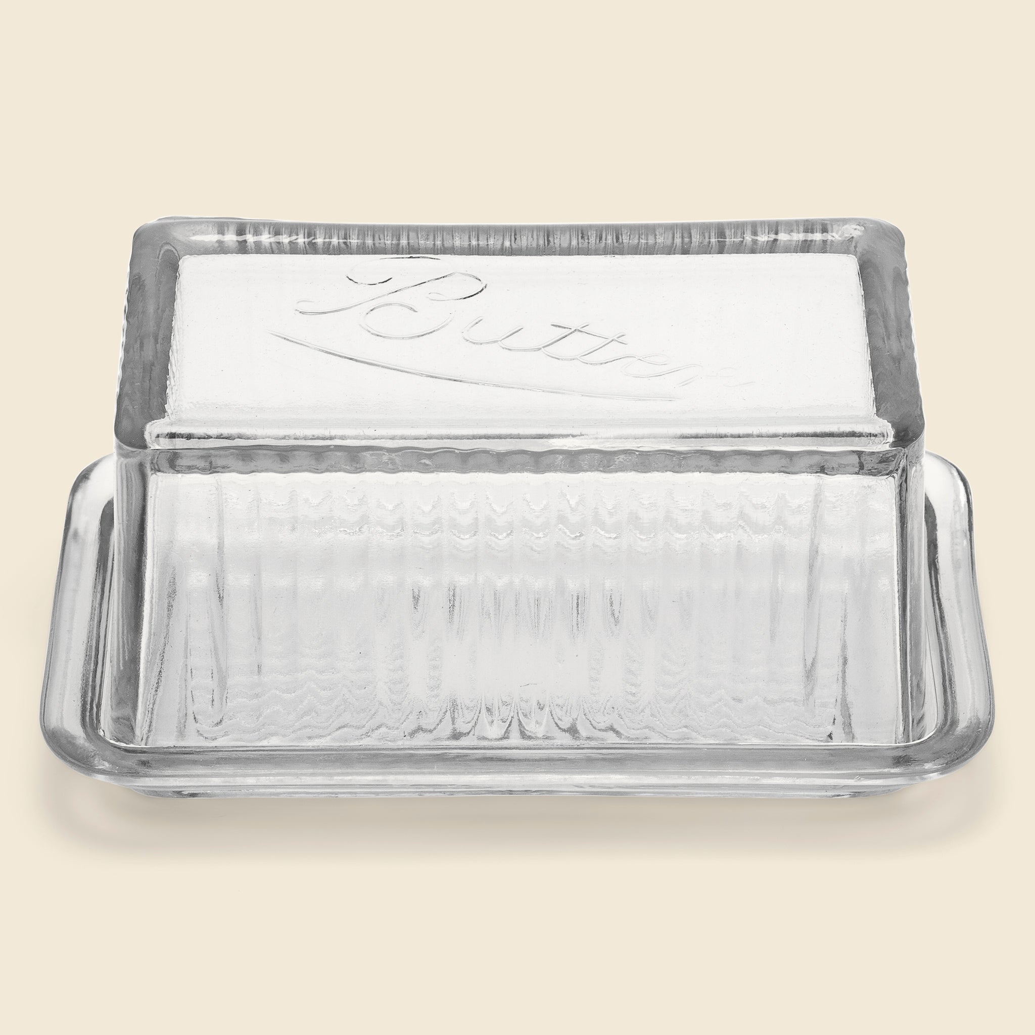 Glass Butter Dish - Home - STAG Provisions - Home - Kitchen - Tabletop
