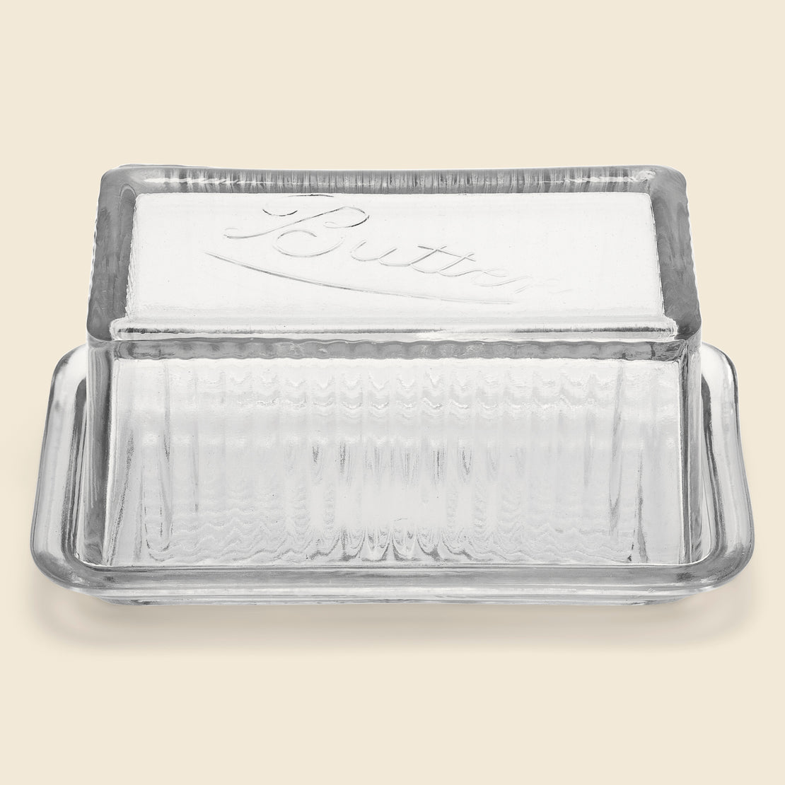 Home Glass Butter Dish