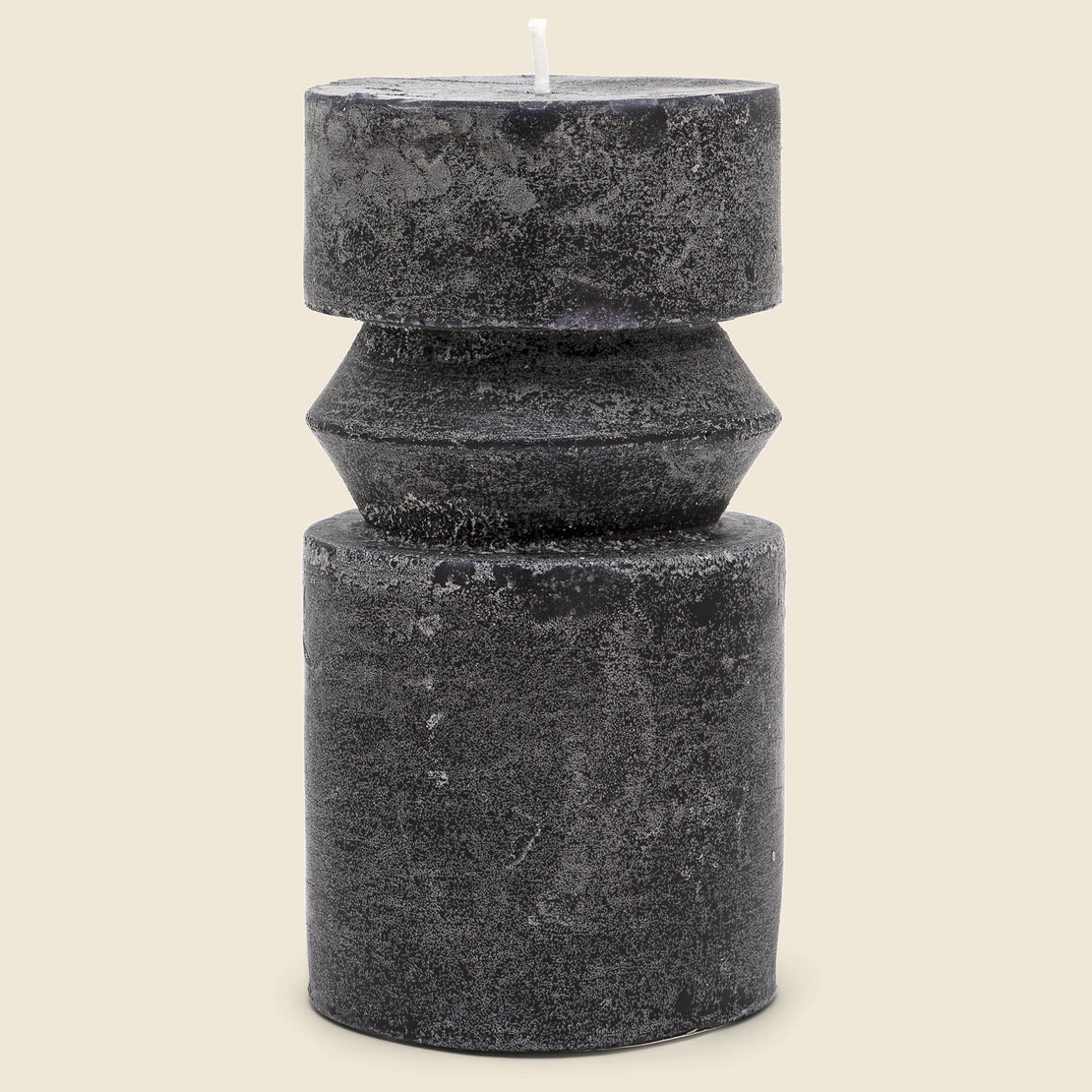 Home Black Totem Pillar Candle