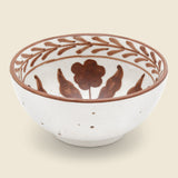 Hand Painted Floral Design Stoneware Bowl - Red - Home - STAG Provisions - Home - Kitchen - Tabletop