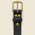 Stitched Bridle Belt - Black - Clayton & Crume - STAG Provisions - Accessories - Belts