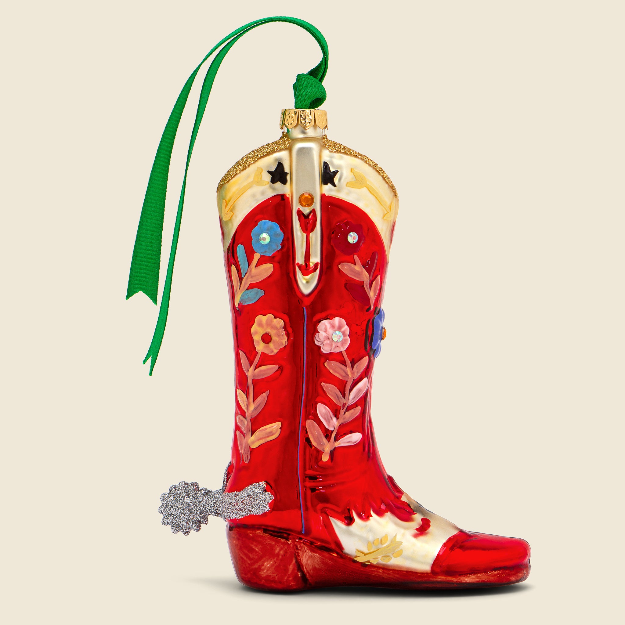Ornament - Rhinestone Cowboy Boot - Home - STAG Provisions - Home - Holiday - Ornament