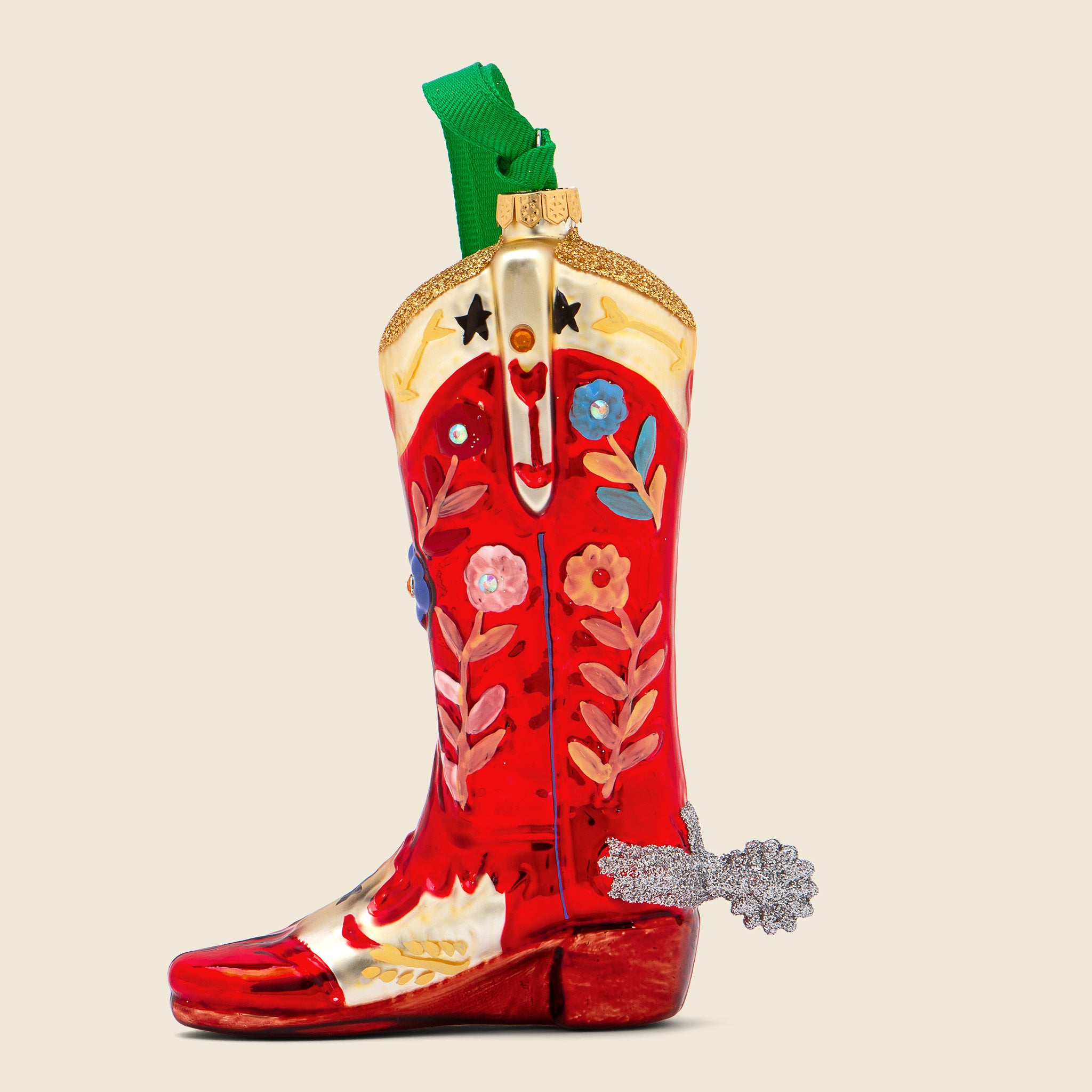 Ornament - Rhinestone Cowboy Boot - Home - STAG Provisions - Home - Holiday - Ornament
