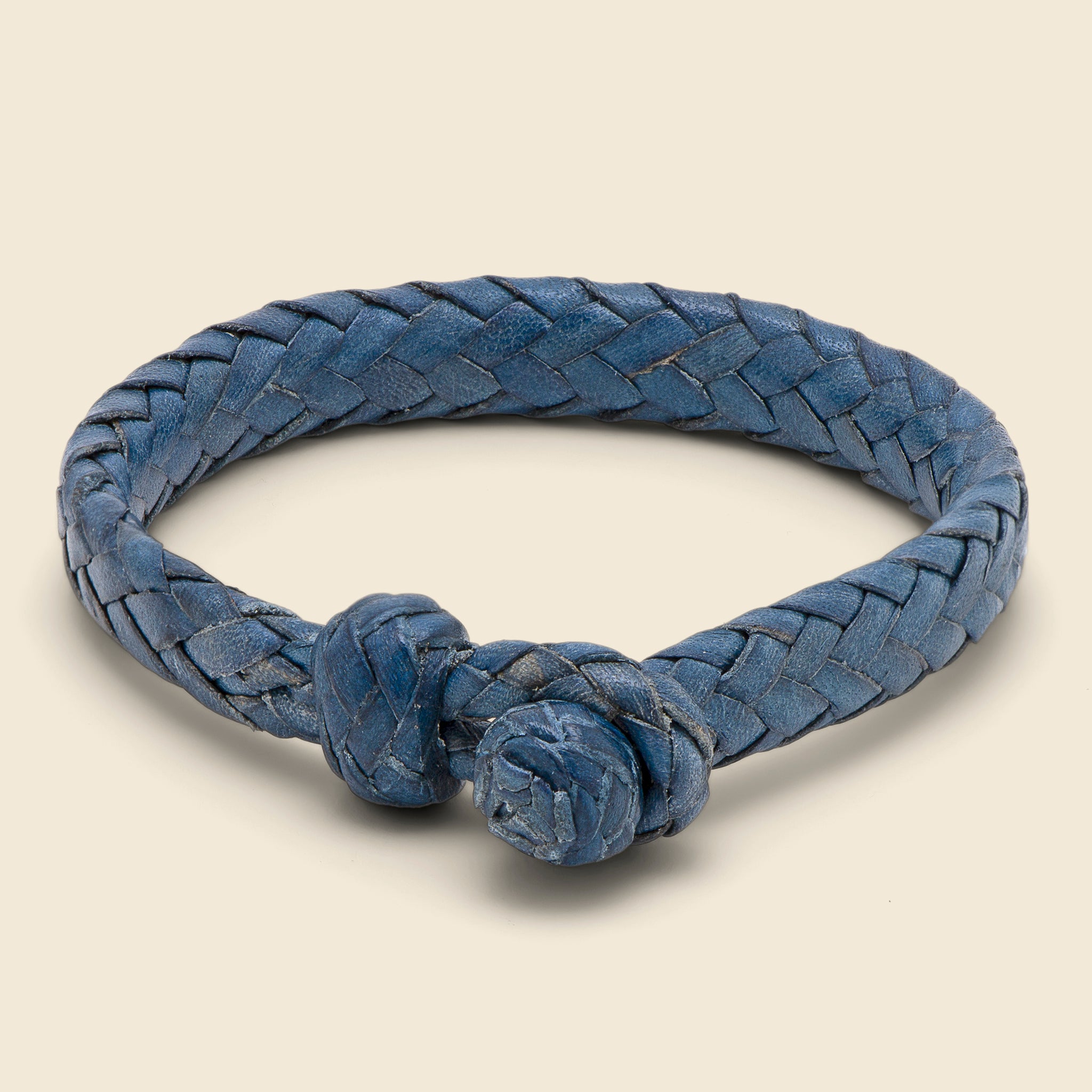 Flat Woven Leather Bracelet - Blue - Chamula - STAG Provisions - Accessories - Cuffs