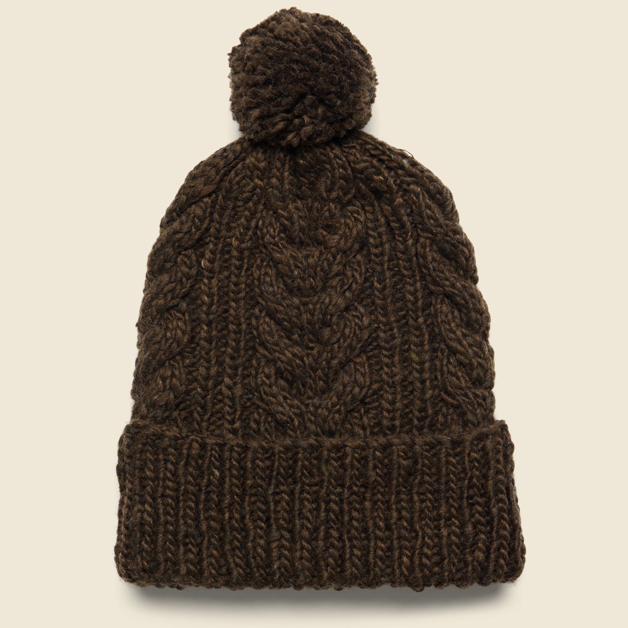 Double Cuff Fisherman Beanie - Chocolate - Chamula - STAG Provisions - Accessories - Hats
