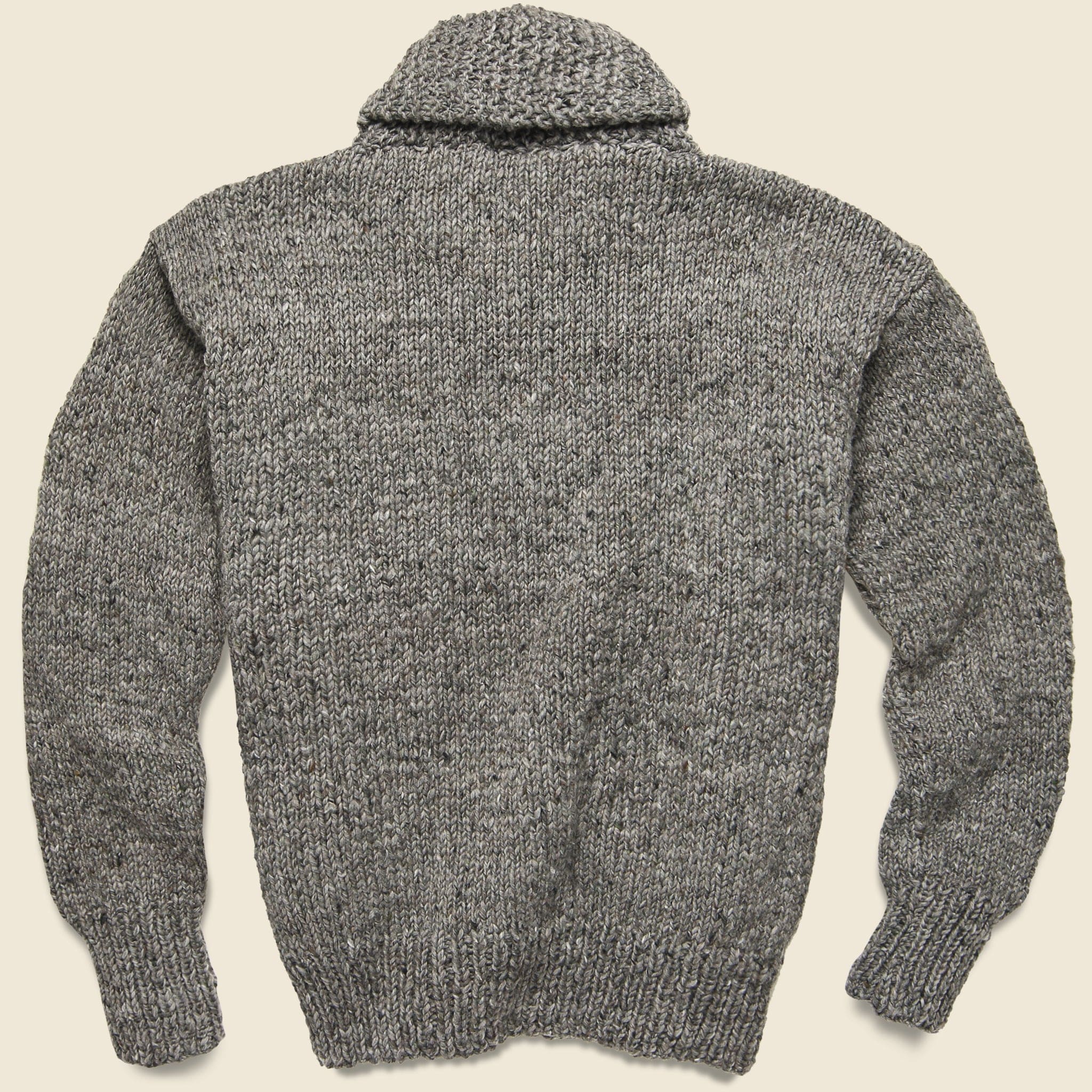 
                          Square Zipper Cardigan - Grey - Chamula - STAG Provisions - Tops - Sweater
                        