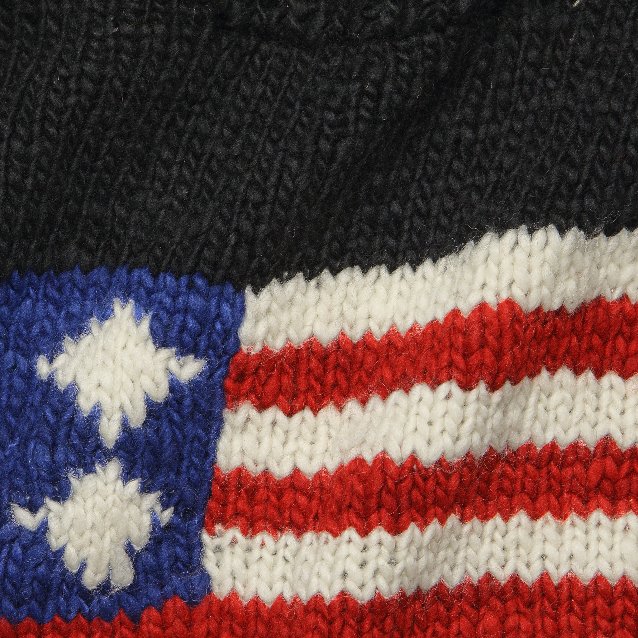 
                          Flag Pullover Sweater - Black - Chamula - STAG Provisions - Tops - Sweater
                        