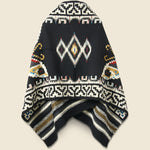 Merino Wool Blanket Poncho - Butterfly - Chamula - STAG Provisions - Tops - L/S Knit