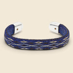 Bendable Horsehair Bracelet - Blue/White/Black - Chamula - STAG Provisions - Accessories - Cuffs