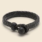 Wide Flat Weaved Bracelet - Black - Chamula - STAG Provisions - Accessories - Cuffs