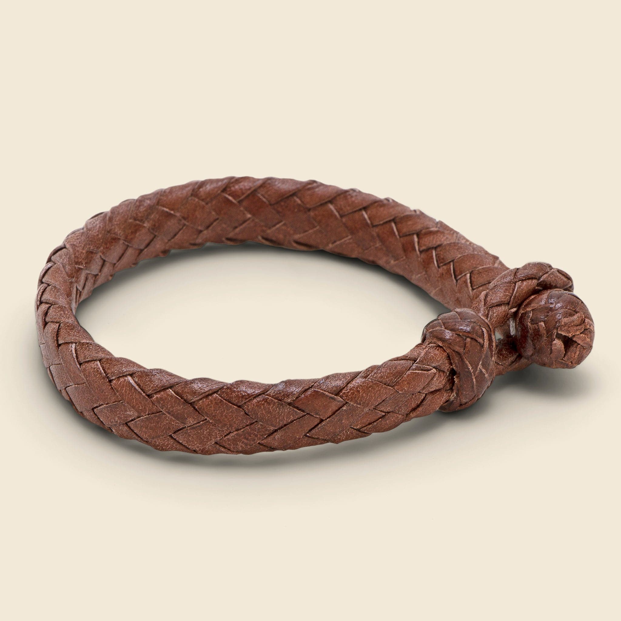 
                          Wide Flat Weaved Bracelet - Brown - Chamula - STAG Provisions - Accessories - Cuffs
                        