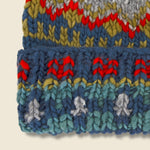Double Cuff Fair Isle Cap - Real Indigo #3 - Chamula - STAG Provisions - Accessories - Hats