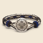 Zia Concho Bracelet - Blue/Black - Chamula - STAG Provisions - Accessories - Cuffs