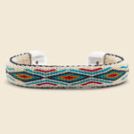 Bendable Horsehair Bracelet - Ivory/Red/Blue - Chamula - STAG Provisions - Accessories - Cuffs