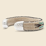 Bendable Horsehair Bracelet - Ivory/Red/Blue - Chamula - STAG Provisions - Accessories - Cuffs