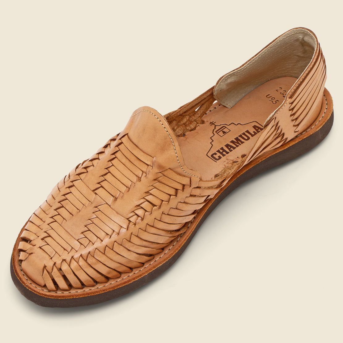 Cancun Huarache - Tan - Chamula - STAG Provisions - Shoes - Sandals / Flops