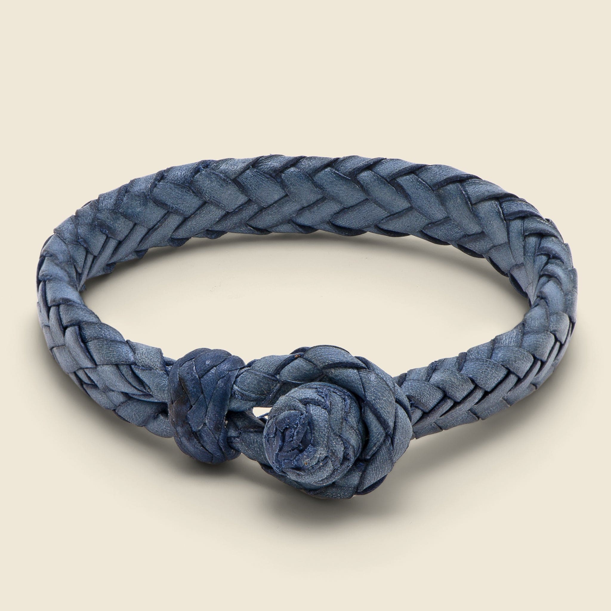 Wide Flat Weaved Bracelet - Blue - Chamula - STAG Provisions - Accessories - Cuffs
