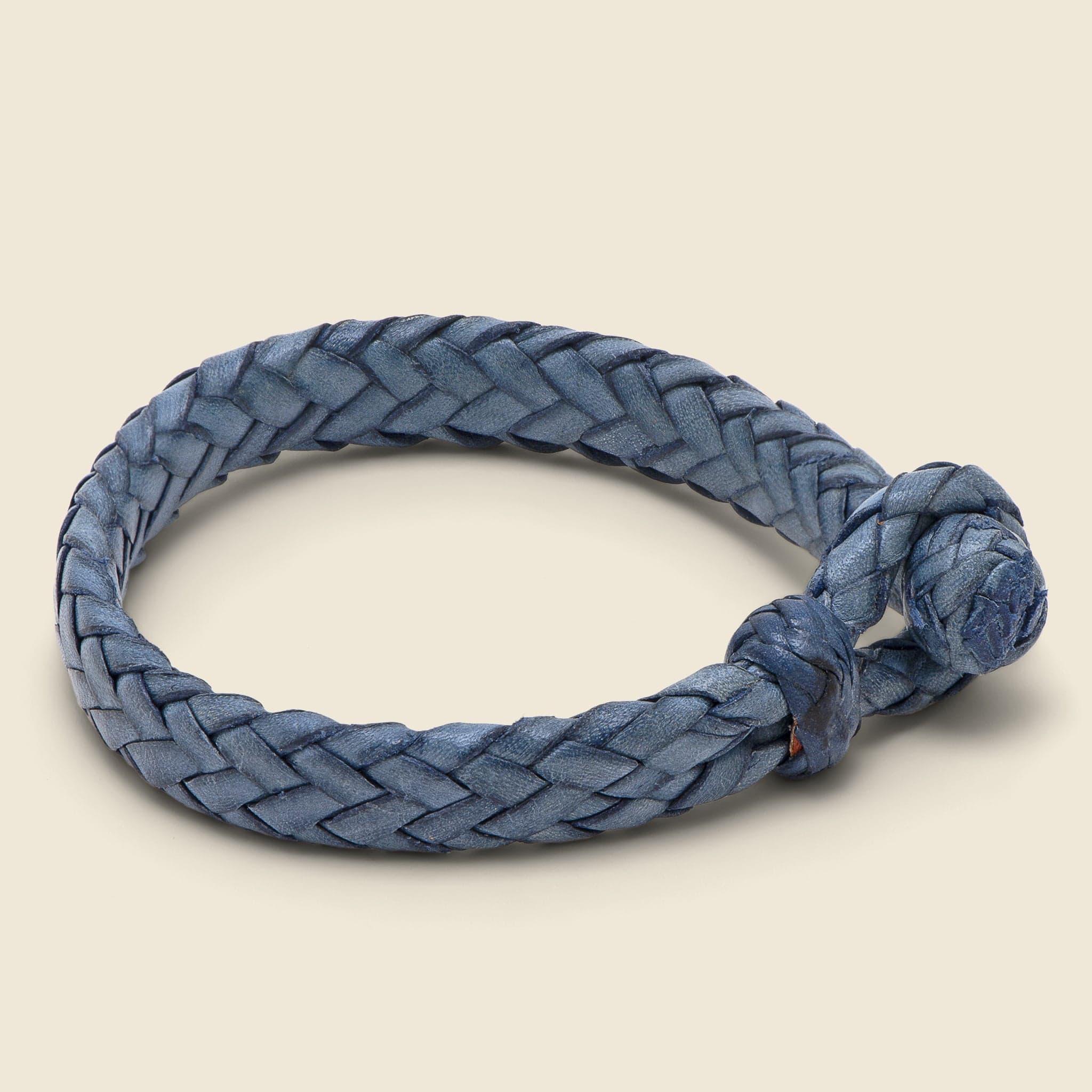 
                          Wide Flat Weaved Bracelet - Blue - Chamula - STAG Provisions - Accessories - Cuffs
                        