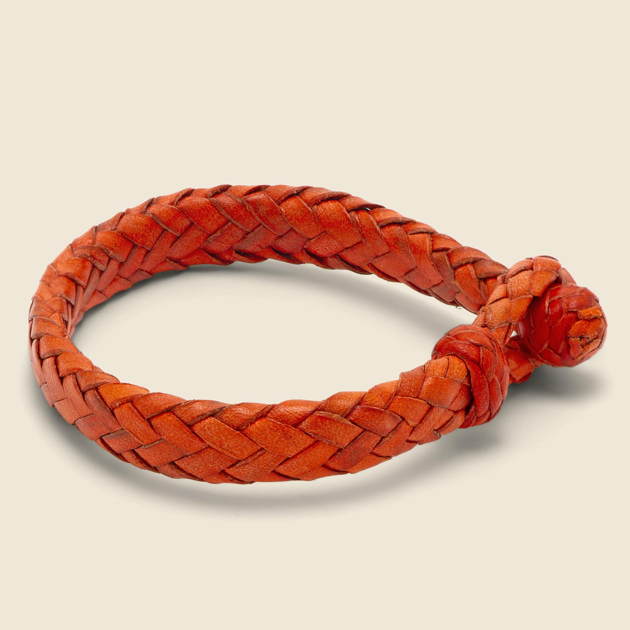 
                          Wide Flat Weaved Bracelet - Orange - Chamula - STAG Provisions - Accessories - Cuffs
                        