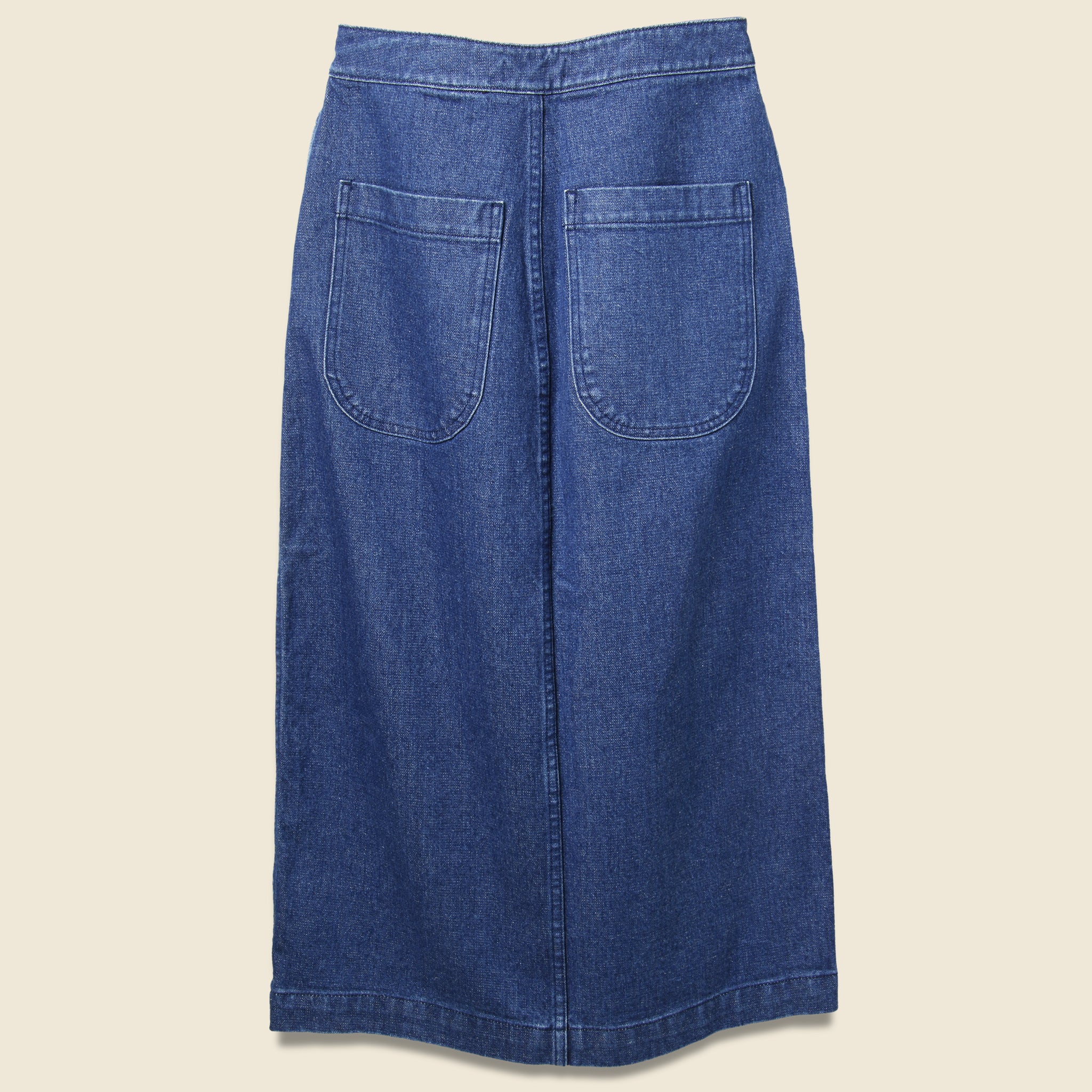 
                          Lindsay Long Denim Skirt - Dark Blue - Carleen - STAG Provisions - W - Onepiece - Skirt
                        