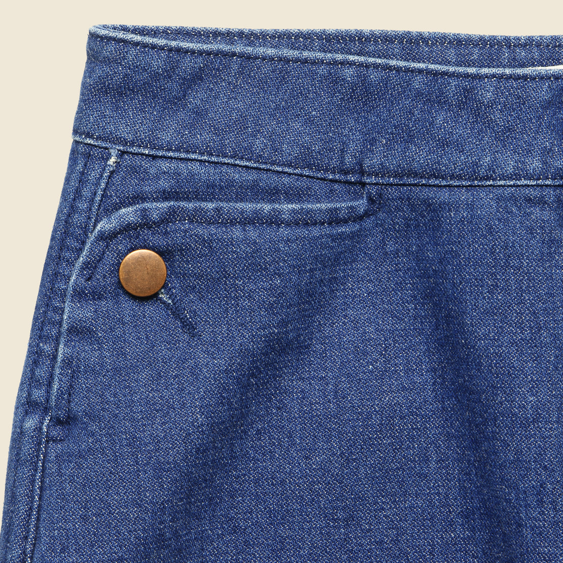 Lindsay Long Denim Skirt - Dark Blue - Carleen - STAG Provisions - W - Onepiece - Skirt