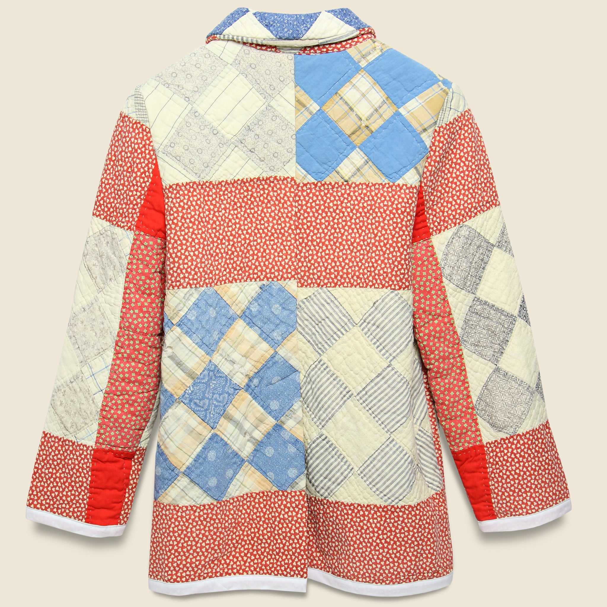 
                          Moving Day Quilt Jacket - Red/Blue/Natural - Carleen - STAG Provisions - W - Outerwear - Coat/Jacket
                        