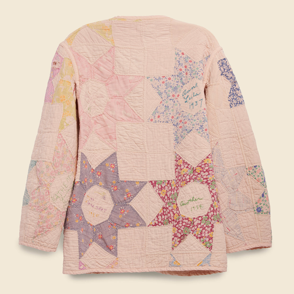 Quilt Liner Jacket - Pink Overdye, Embroidered - Carleen - STAG Provisions - W - Outerwear - Coat/Jacket