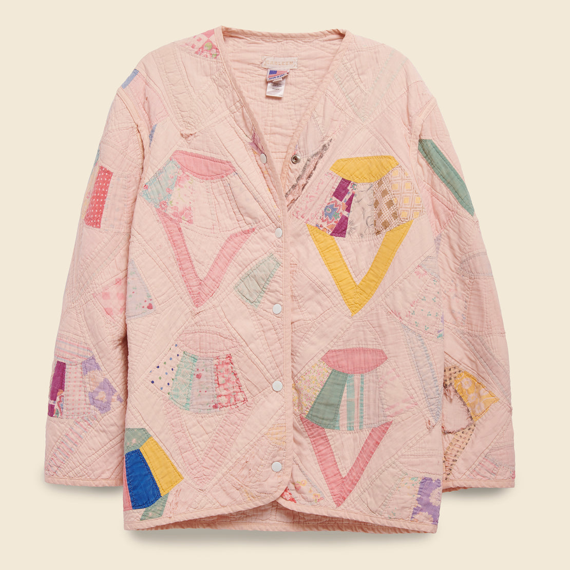 Carleen Quilt Liner Jacket - Pink Overdye, Multi-Color Fans
